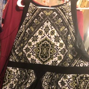 Sleeveless maxi dress 2x INC